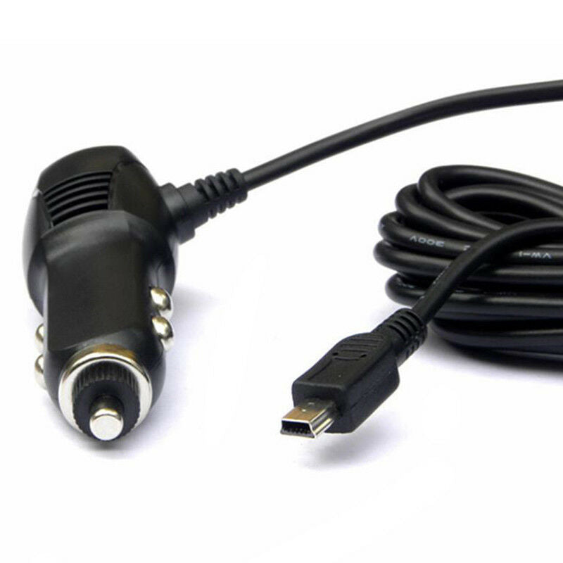 MiniUSB Port 5V 2A CarCharger Adapter For Car DVR Vehicle Charging 3.5m CableLJ