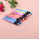 8pcs/set Crochet Hooks w/ LED Light Knitting Needle Multicolour Sewing Tool