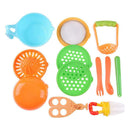 12pcs/Set Baby Food Grinding Bowl Supplement Scissors Spoon Fruit Processor A