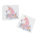 20pcs Unicorn Head Paper Napkins For Kid Birthday Wedding Party Tissue Napkin TO