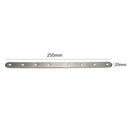 Metal 8 Holes Flat Straight Design Corner Brace Angle Bracket 250mm U8W7