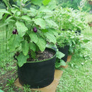Plant Grow Bags,4 Pack 5 Gallons Non-woven Flower Vegetables Plant Aeration