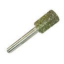 2 Packs 12mm Dia. Diamond Coated Mounted Grinding Stone Burr Heads with 6mm
