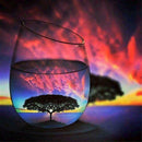 4 Pack Wine Glass DIY 5D Diamond Painting Kits Full Drill Cross Stitch Kits