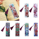 6X Leather Bookmark Tassels Handmade DIY Diamond Painting Bookmarks with Charms