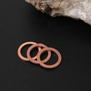Tattoo Machine Copper Crush Washer Flat Ring 12mmx16mmx1.5mm 50Pcs Q1N4