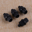 4pcs Universal Car Black Nylon Motorcycle License Plate Fastener Bolts Screws
