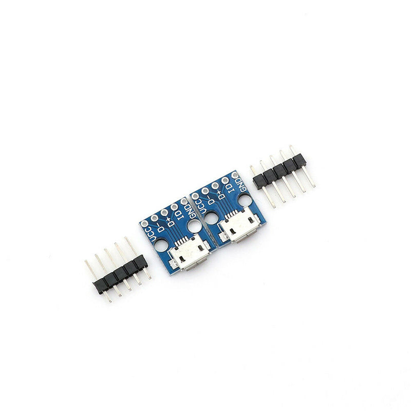 2PCS A84 MCU-micro USB Adapter Plate Breakout Board 5V  JR
