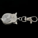 Double open owl Key ring Pocket watch P8A9