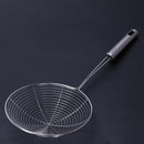 Home Wall Grip Stainless Steel Spiral Net Strainer Ladle 17.5cm