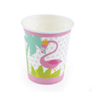 10X Flamingo Paper Cups Kids Happy Birthday Wedding Party Decor Flamingo JR