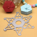 Hex Gift Box Cutting Dies Stencils Scrapbooking Album Embossing Card DIY Craft