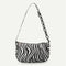 Fashion Zebra Print Women Handbag Tote Small PU Underarm Shoulder Bag (1)