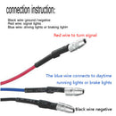 2PCS Motorcycle Turn Signals LED Light Flowing Flashing Indicator UniversalSEAU