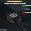 Motorcycle 3in1 Handlebar Electric Hot Heated Grips Handle Voltage USB Charger