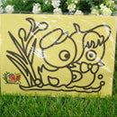 2Pcs Colorful Sand Painting Picture Kid Children Education Intelligence DIY LJ