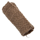 Women Warm Knit Neck Circle Wool Cowl Snood Long Scarf - Khaki K5V9