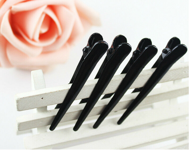 6cm 10 Pieces Plain Single Prong Alligator Teeth Pinch Clips for Hair Bows DIY Z