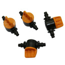 Mini Valve With 4/7Mm Hose Garden Irrigation Barbed Water Flow Control Valv G1J2