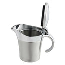 Stainless Steel Thermal Steak Gravy Boat Pot Sauce Jug Double Walled 450ml