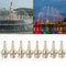 8 Brass Straight Garden Fountain Water Nozzle Sprinkler Spray Head DN15