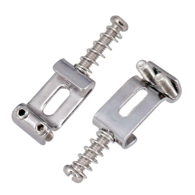 6 Pieces Zinc Alloy Saddles String Set Replacement For Electric Guitar Bridge -