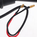Motorcycle Side Rear View Mirrors + LED Turn Signal 10mm Indicator Light