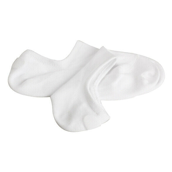 Nonslip Bamboo Fiber Socks Cotton Ankle Boat Low-cut White