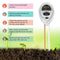 1X(Soil Moisture Meter - 3 In 1 Soil Test Kit Gardening Tools For Ph, Light