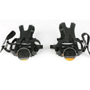 Bike Pedals with Clips and Straps for Outdoor Cycling and Indoor Stationary