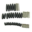 15/set Saxophone Replacement Kit Bakelite Shaft with Rod Maintenance Sax Parts