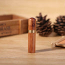 Hand Sewing Needles Wood Box Embroidery Mending Holder Bottle Container