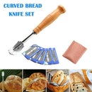 Baker's Lame Grignette For Slashing bread cutting +5PCS replacement blades,Dough