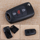 3-Button Remote Folding Key Shell Fob Case Blank Blade fit for KIA Soul 2010-13
