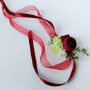 Wedding Corsage Wrist Flower Wedding Supplies Photo Props Wrist red