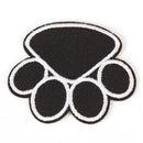 footprint iron on patch embroidered applique sewing clothes stickers garment LJ