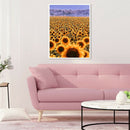 Mosaic Diamond Painting DIY Sunflower Full Round Drill Rhinestone Picture