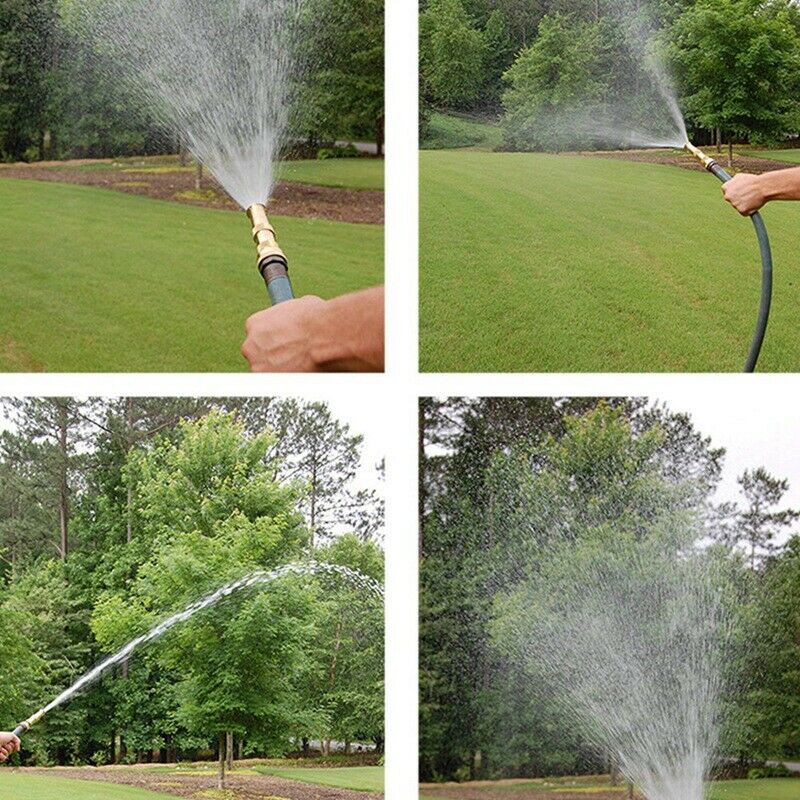 Garden Brass Nozzle Heavy Duty 4 inch Brass Twist Water Hose Nozzle