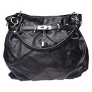 Women Girls PU Leather Hobo Handbag Bag Tote Shoulder Cross Body Black New