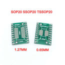 20Pcs Sop20 Ssop20 Tssop20 To Dip20 Pcb Smd Dip/Adapter Plate Pitch 0.65/1. P8Y9