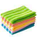 5PCS Microfiber Dishcloth Square Kitchen Washing Cleaning Dish Towel Cloth- G5M1