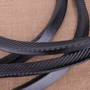 4pcs 28.7" Carbon Fiber Car Flare Protector Fender Arch Strip Wheel Lip Eyebrow