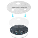 Smart Robot Vacuum Cleaner USB Rechargeable Floor Sweeping Machine (White)