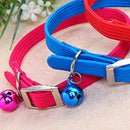 Pet Dog Puppy Cat Kitten Soft Adjustable Collar Strap Safety Buckle with Bells