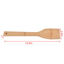1Pc Wooden Spatulas Long Handle Natural Practical Beechwood Turner for Cooking