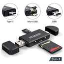 USB-C Type C USB 2.0 Micro USB OTG SD TF MMC Card Reader New For Huawei New