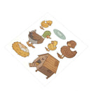 Farm Duck Silicone Stamp Cutting Die Stencil Frame Scrapbook Decor Craft