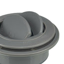 2.08in Universal A/C Air Outlet Vent For Boat Yacht Grey Part Outline 100mm