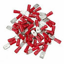 Red ring insulated crimp connector terminal block 22~16AWG RV1.25-3 100P CWF
