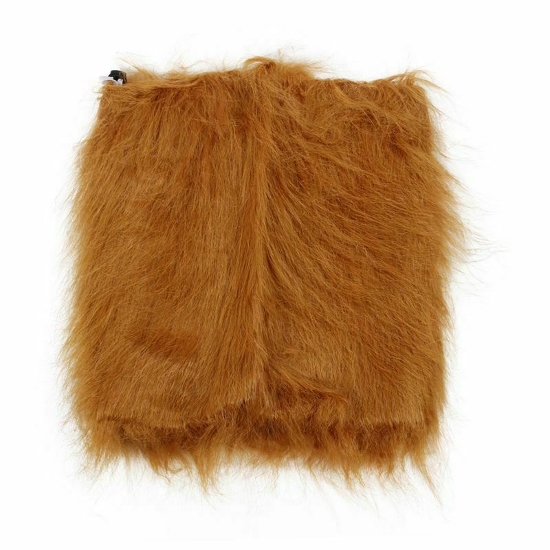 Pet Dog Lion Wigs Mane Hair Party Fancy W5U6